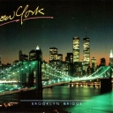 Brooklyn Bridge and the Twin Towers at night