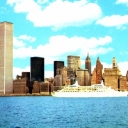 Spectacular view of the World Trade Center