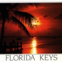 Florida Keys, sunset at the beach