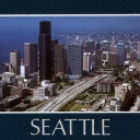 Aerial view of Seattle, state of Washington