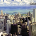 Chicago on Lake Michigan