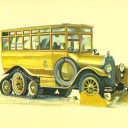 The first postal bus, a Scania_Vabis from 1923