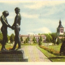 City ​​park by the church