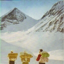 On the long trip in the mountains