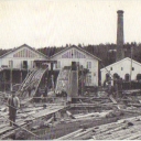 Karlsviks steam sawmill on Alnön (1890's)