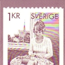 A girl shows agirl at her lace-pillow making bobin lace