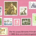 Popular stamps from 1983