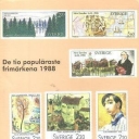 Popular stamps from 1988