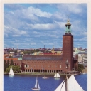 Stockholm. City Hall at Riddarfjadern