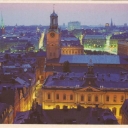 Stockholm. High above Stock Exchange Building and Old Town