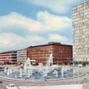 Stockholm. Sergels Torg. Fontanen