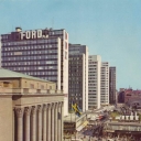 Stockholm. Hotorget med Hoghusen