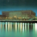 The Royal Palace at night