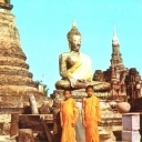 The image of Buddha at Wad Mahathart, Sukhothai province