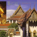 Bangkok. Temple of the Reclining Buddha