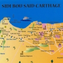 Map of Sidi Bousaid - Carthage