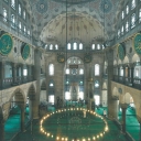 Interior design of Kilic Ali Pasha Mosque