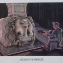 Caricature. Medusa's teardrops