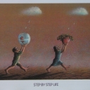 Caricature. Step by step life