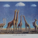 Caricature. Hope in drops