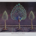 Caricature. Imitating a tree