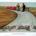 Caricature. Sensitive emotions