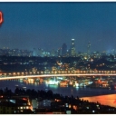 The Bosphorus Bridge at night. Istanbul