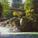 Yaremche. Probij waterfall