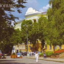 Ternopil. Hrushevsky street