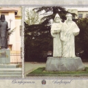 Simferopol. Monuments to St.Luka and to Aivazovskiy brothers