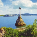 Sevastopol. Monument to scuttled ships