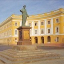 Odessa. Monument to duke Richelieu