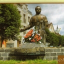 Mukachevo. Monument to Alexander Duhnovich, Pushkin street