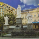 Kyiv. Monument to the Princess to Olga