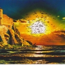 Belgorod-Dnestrovsky. Fortress.The sunset