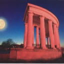 Odessa.The colonnade is a part of Vorontsov palace-evening