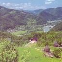 Pidzakharychi village. Cheremosh river valley