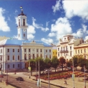 Chernivtsi. Central square
