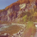 Cheremosh river. Tyudiv Wall, 80 m