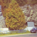 Dykhtynets village. Rock of Three CheKa Officers