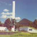 Berehomet village. Red Army Soldiers monument