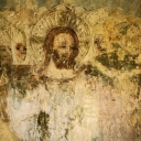 Paintings of the 14th century to the altar of the church.8