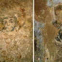 Paintings of the 14th century to the altar of the church.9