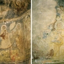 Paintings of the 14th century to the altar of the church.3