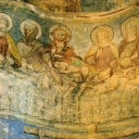 Paintings of the 14th century to the altar of the church.4