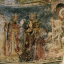 Paintings of the 14th century to the altar of the church.5