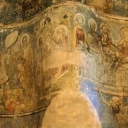 Paintings of the 14th century to the altar of the church.6