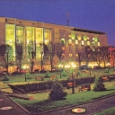 Chernivtsi at night. Officer's Club