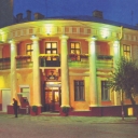 Chernivtsi at night. O.Kobylyanska street