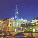 Chernivtsi at night. City Hall
